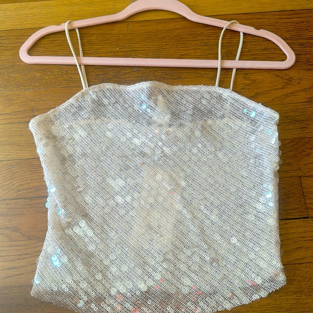 really cute sequin tank top!